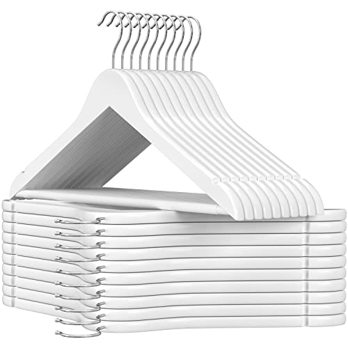 Songmics Κρεμάστρα Ρούχων σε Λευκό Χρώμα CRW03W-20 20τμχ