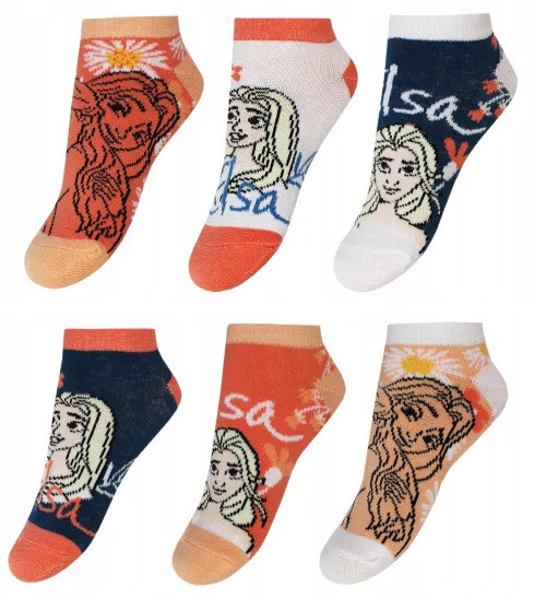 Disney Frozen Picnic children's ankle socks 23-34