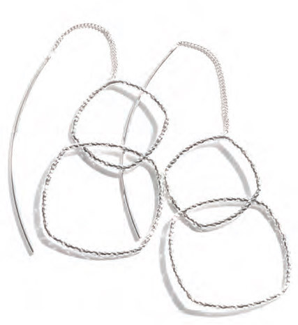 Victoria Silver-colored earrings
