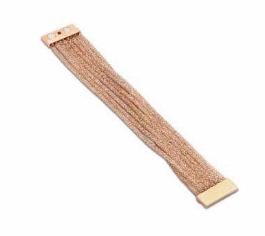 Victoria Rose gold colored stone bracelet