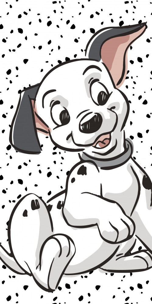 Disney 101 Dalmatians bath towel, beach towel 70*140cm