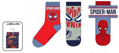 Spiderman kids socks 23/26