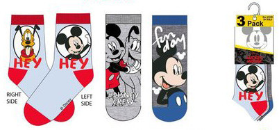Disney Mickey  Children's Socks 31/34