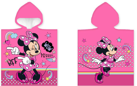 Disney Minnie  BFF beach towel poncho 50x100 cm
