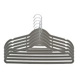 ΣΕΤ 5  ΚΡΕΜΑΣΤΡΕΣ ΑΝΤΙΟΛΙΣΘΗΤΙΚΕΣ ΜΕΤΑΛΛΙΚΕΣ ΜΕ ΒΕΛΟΥΔΙΝΗ ΕΠΕΝΔΥΣΗ  ΣΕ ΓΚΡΙ ΧΡΩΜΑ ANKOR