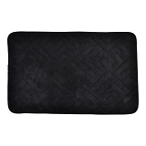 ΠΑΤΑΚΙ ΜΠΑΝΙΟΥ MEMORY FOAM ΣΕ ΜΑΥΡΟ ΧΡΩΜΑ ΜΕ PVC ΠΛΑΤΗ 50x80εκ.ANKOR