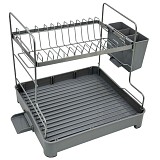 ΠΙΑΤΟΘΗΚΗ ΔΙΩΡΟΦΗ ΜΕΤΑΛΛΙΚΗ ΣΕ ΑΣΗΜΙ ΜΑΤ ΧΡΩΜΑ ΜΕ ΓΚΡΙ ΔΙΣΚΟ 30x32x30,5εκ.ANKOR