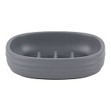 ΣΑΠΟΥΝΟΘΗΚΗ ΠΟΛΥΕΣΤΕΡΙΚΗ ΡΙΓΕ ΣΕ ΧΡΩΜΑ ΓΚΡΙ ΜΑΤ 11,8x9,3x3εκ. ANKOR