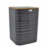 ΚΑΛΑΘΙ ΜΠΑΝΙΟΥ 5lt ΠΛΑΣΤΙΚΟ ΓΚΡΙ LUNA ΜΕ ΕΦΕ ΞΥΛΟΥ ΣΤΟ ΚΑΠΑΚΙ ANKOR 830107