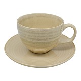 ΣΕΤ 6 ΦΛΥΤΖΑΝΙΑ ΤΣΑΓΙΟΥ ΚΕΡΑΜΙΚΑ 294ml ΣΕ ΜΠΕΖ ΧΡΩΜΑ ANKOR 847747