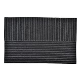 ΠΟΔΟΜΑΚΤΡΟ ΣΕ ΜΑΥΡΟ ΧΡΩΜΑ ΜΕ ΑΝΑΓΛΥΦΕΣ ΓΡΑΜΜΕΣ ΚΑΙ  ΚΑΟΥΤΣΟΥΚ ΠΛΑΤΗ 40x60εκ.ANKOR