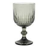 ΣΕΤ 6 ΤΜΧ ΠΟΤΗΡΙΑ ΓΥΑΛΙΝΑ  ΚΟΛΟΝΑΤΑ 235ml SMOKE ANKOR  8491-02