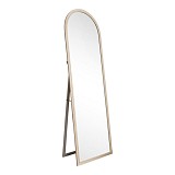 ANKOR Καθρέφτης Δαπέδου 50x170εκ. Μπεζ-Γκρι με Πλαστικό Πλαίσιο & Ανάγλυφη Υφή  Κομψός & Μοντέρνος