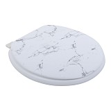 ΚΑΠΑΚΙ ΤΟΥΑΛΕΤΑΣ ΜΑΛΑΚΟ ΑΣΠΡΟ ΜΑΡΜΑΡΟ 26-36x39εκ. ANKOR   848171