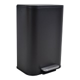 ΚΑΔΟΣ ΑΠΟΡΡΙΜΑΤΩΝ SOUL 12L SOFT CLOSE ΙΝΟΧ ΜΑΥΡΟ ΜΑΤ ANKOR  848225