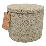 ΑΡΩΜΑΤΙΚΟ ΚΕΡΙ VANILLA & COCONUT ΣΕ ΤΣΙΜΕΝΤΕΝΙΟ ΔΟΧΕΙΟ ΜΕ ΚΑΠΑΚΙ 8,8x8,8x8,4εκ. ANKOR