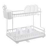 ΠΙΑΤΟΘΗΚΗ ΔΙΩΡΟΦΗ ΜΕΤΑΛΛΙΚΗ ΑΣΠΡΗ ΜΑΤ 46,3x30x38,3εκ.ANKOR