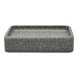 ΣΑΠΟΥΝΟΘΗΚΗ ΠΟΛΥΕΣΤΕΡΙΚΗ ΓΚΡΙ ΜΕ ΣΑΓΡΕ ΥΦΗ 11,8x8x2,7εκ.ANKOR