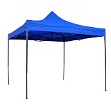 ΚΙΟΣΚΙ ΠΤΥΣΣΟΜΕΝΟ ΜΕ ΜΕΤΑΛΛΙΚΟ ΣΚΕΛΕΤΟ ΚΑΙ ΑΔΙΑΒΡΟΧΟ ΥΦΑΣΜΑ 420D ΣΕ ΜΠΛΕ ΧΡΩΜΑ 3x3x3,2m ANKOR 851508