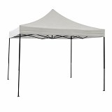 ΚΙΟΣΚΙ ΠΤΥΣΣΟΜΕΝΟ ΜΕ ΜΕΤΑΛΛΙΚΟ ΣΚΕΛΕΤΟ ΚΑΙ ΑΔΙΑΒΡΟΧΟ ΥΦΑΣΜΑ 800D ΣΕ ΕΚΡΟΥ ΧΡΩΜΑ 3x3x3,2m ANKOR  851546