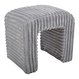 ΣΚΑΜΠΟ ΒΕΛΟΥΔΙΝΟ ΣΕ ΓΚΡΙ ΧΡΩΜΑ 43x35x41εκ. ANKOR  851836