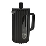 ΚΑΦΕΤΙΕΡΑ ΓΑΛΛΙΚΟΥ ΜΕ ΠΡΕΣΑ 600ML ΒΟΡΙΟΠΥΡΙΤΙΚΟ ΓΥΑΛΙ ΜΕ ΜΑΥΡΟ PP ΠΕΡΙΒΛΗΜΑ ANKOR