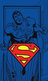 Superman hand towel face towel, towel 30x50cm