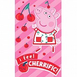 Peppa Pig Cherrific hand towel, face towel, towel 30x50 cm