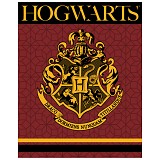 Harry Potter Crest coral fleece blanket 120x150cm