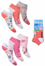 Peppa Pig children's ankle socks 23-34