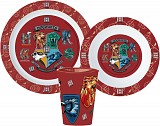 Harry Potter dinner set, micro plastic set, with cup 260 ml
