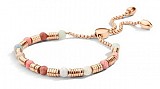 Victoria Rose gold colored beaded bracelet