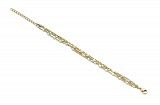 Victoria Gold Colored Blue Beaded Bracelet