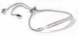 Victoria Silver-colored bracelet with white stones