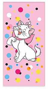 Disney Marie Bubbles bath towel, beach towel 60x120cm