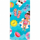Gabby's Dollhouse Summer bath towel, beach towel 70x140cm