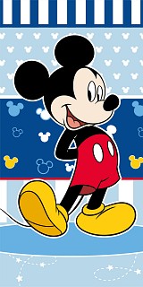Disney Mickey  Blue bath towel, beach towel 70x140cm