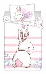 Rabbit Sweet children's bedding set 100x135 cm, 40x60 cm