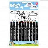 Bluey Life number coloring book