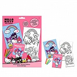 Hello Kitty Friends coloring set