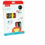 Fisher-Price Let's Draw washable markers 12 pieces
