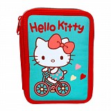 Hello Kitty Sweetheart 2-level filled pencil case