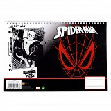 Spiderman World of Webs A/4 spiral sketchbook, 30 sheets