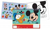 Disney Mickey  Oh Boy A/4 spiral sketchbook with 40 sheets and stickers