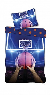 Sport Bagging Basketball Bedding Set 140×200cm, 70×90 cm