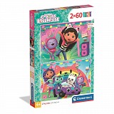 Gabby's Dollhouse 2x60 pieces puzzle Clementoni  CMC24819