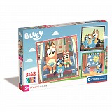 Bluey Together 3x48 db-os puzzle Clementoni CMC25308