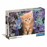 Cat Ginger 500-piece Compact puzzle Clementoni  CMC35585