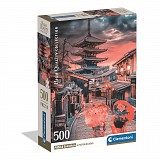 Cities Evening in Kyoto Japanese 500-piece Compact puzzle Clementoni CMC35599