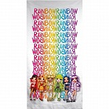 Rainbow High bath towel, beach towel 70x140cm (Fast Dry)